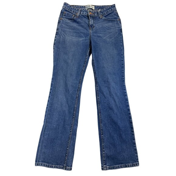 Levi Strauss Jeans Womens 4 Blue Denim Signature Misses Mid Rise Bootcut - Picture 1 of 6